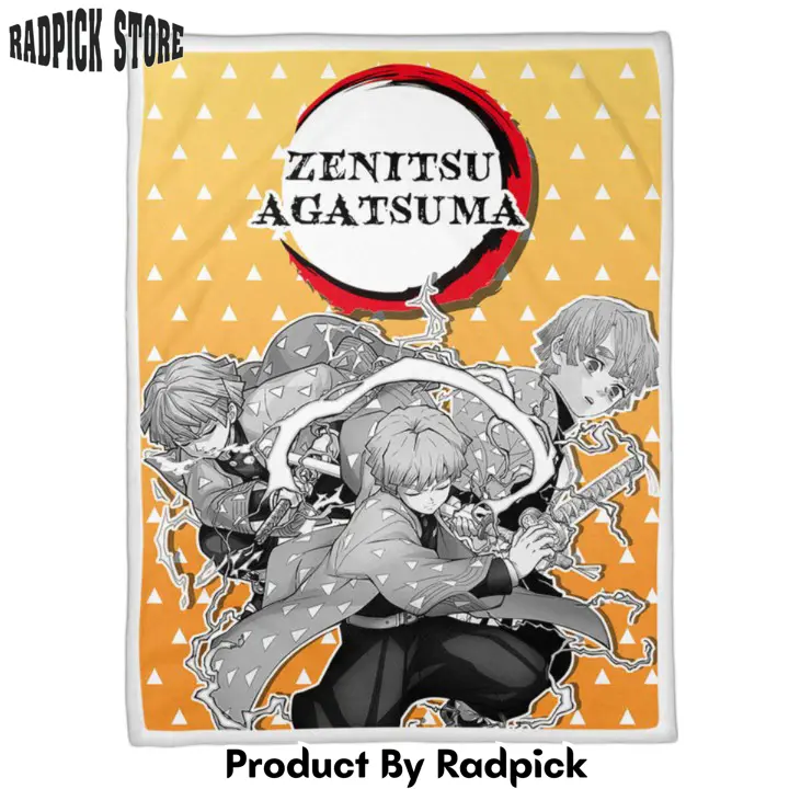 Zenitsu blanket custom anime uniform costume mix manga style  rp0156517